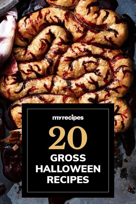 Spooky Dinner Party Food, Spooky Halloween Meals, Halloween Dinner Appetizers, Scary Halloween Appetizer Ideas, Spooky Foods For Halloween Dinner, Easy Halloween Food For Party Crockpot, Halloween Potluck Snacks, Best Halloween Appetizers, Scary Foods For Halloween