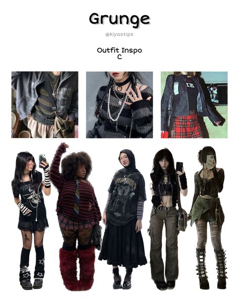 2024 Grunge Aesthetic, Grunge Asthetics Outfit, Different Types Of Alternative Styles, Antique Grunge Fashion, 80 Grunge Outfits, Grunge Outfit Essentials, Styles Of Clothing Names Aesthetic, 90s Grunge Outfits Aesthetic, Darkcore Outfits