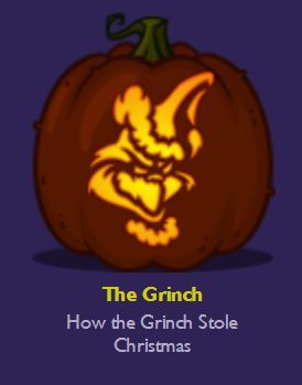 grinch @ zombiepumkins.com Grinch Pumpkin Carving Template, Grinch Pumpkin Carving, Grinch Pumpkin, Grinch Halloween, Carving Stencils, Lantern Ideas, Pumpkin Carvings Stencils, Pumpkin Carving Templates, Pumpkin Stencil