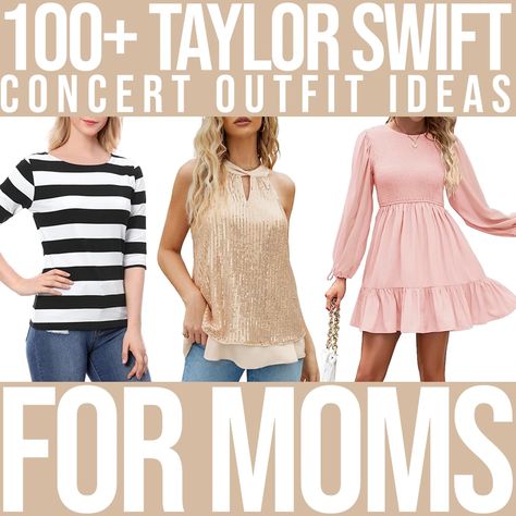 Taylor Swift Concert Movie Outfit, Blue Taylor Swift Outfits, Pregnant Taylor Swift Concert Outfit, Taylor Swift Outfit Ideas For Moms, Mother Daughter Taylor Swift Outfits, Mom And Daughter Taylor Swift Outfits, Taylor Swift Mom Outfit, Outfit Ideas Taylor Swift Concert, Swiftie Mom Concert Outfit