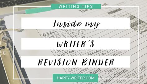 Novel Revision, Writing Binder, Goals Sheet, Plot Outline, Power Bill, Revision Notes, Hack And Slash, Notes Organization, Pocket Folder