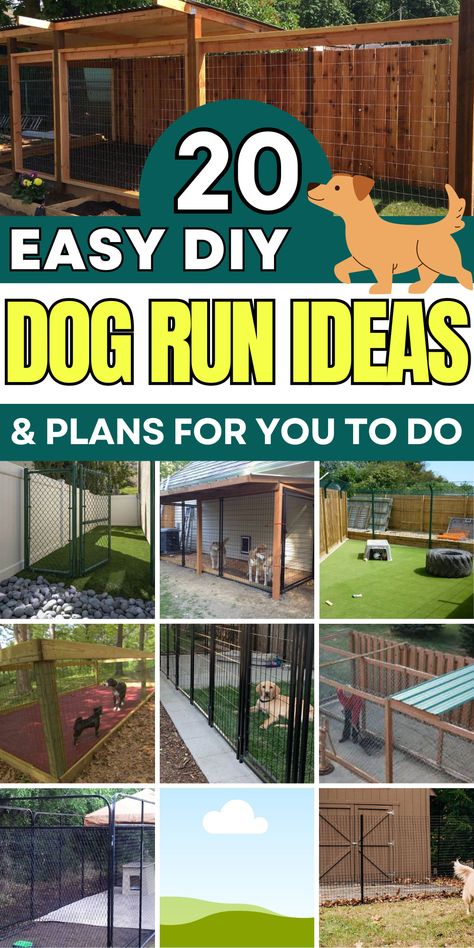 2 Top DIY Dog Run Designs for Happy Pups Dog Yard Landscaping, Dog Pens Outside, Dog Run Ideas, Dog House Diy Outdoor, Dog Run Side Yard, Easy Dog House, Diy Dog Run, Outdoor Dog Runs, Easy Outdoor Projects