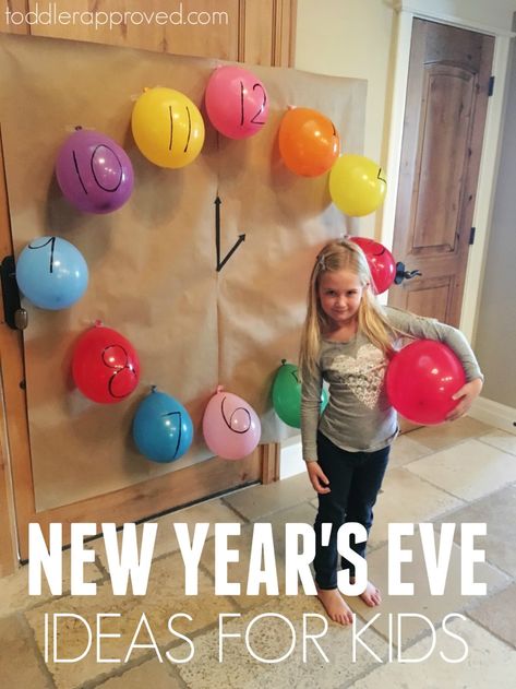 Easy New Year's Eve Party Ideas for Kids - Toddler Approved