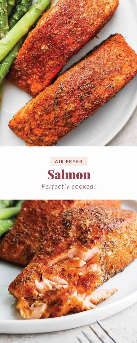 Keto Salmon Air Fryer Recipes, Salmon Seasoning Air Fryer, Sockeye Salmon Recipe Air Fryer, Airfryer Salmon Recipes, Salmon Airfryer Recipe, Salmon Recipes Air Fryer, Salmon Air Fryer Recipes, Air Fryer Salmon Recipes, Airfryer Salmon