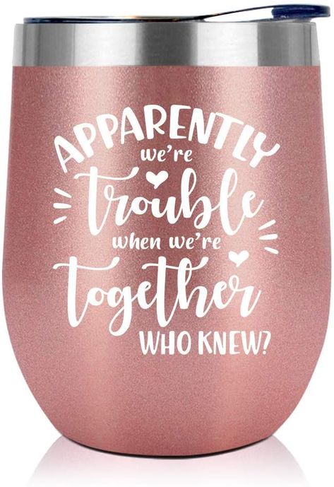 Cups For Best Friends, Cricut Gifts For Best Friend, Friendship Tumbler Ideas, Friend Cup Ideas, Best Friend Tumbler Ideas, Best Friend Tumbler Cups, Funny Tumbler Cups Quotes, Cricut Gifts For Friends, Best Friend Cups