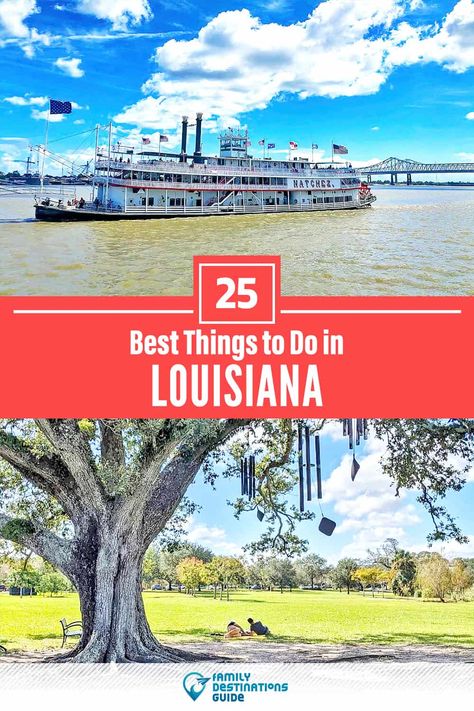 Want to see the most incredible things to do in Louisiana? We’re FamilyDestinationsGuide, and we’re here to help: From unique activities to the coolest spots to check out, discover the BEST things to do in Louisiana - so you get memories that last a lifetime! #louisiana #louisianathingstodo #louisianaactivities #louisianaplacestogo What To Do In Louisiana, Places To Go In Louisiana, Things To Do In West Monroe Louisiana, Louisiana Travel Things To Do, Lafayette Louisiana Things To Do In, Louisiana Purchase Activities, Things To Do In Louisiana, Louisiana Vacation, Louisiana Food