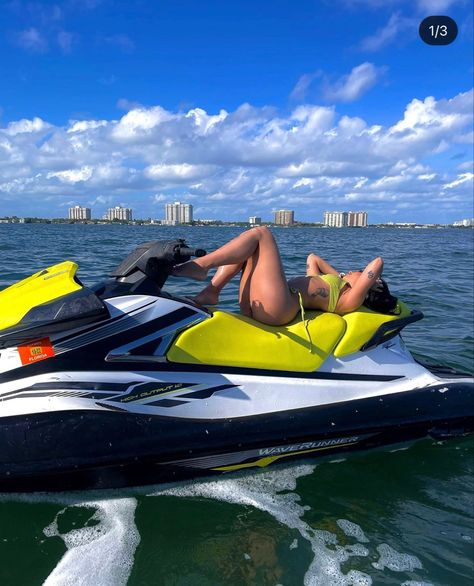 Jetski Outfit Women, Jetski Poses, Jetski Pictures, Jet Skiing Pictures, Vacation Selfies, Cute Jetski Pictures, Crazy Summer, Camping Pics, Summer Poses