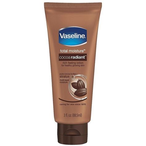 Vaseline Cocoa Butter Lotion 3 oz ($1.84) ❤ liked on Polyvore featuring beauty products, bath & body products, body moisturizers, beauty, fillers, lotions and body Vaseline Cocoa Butter Lotion, Vaseline Cocoa, Vaseline Cocoa Butter, Cocoa Butter Lotion, Beauty Routine Tips, Diy Body Care, Body Moisturizers, Pretty Skin Care, Body Skin Care Routine