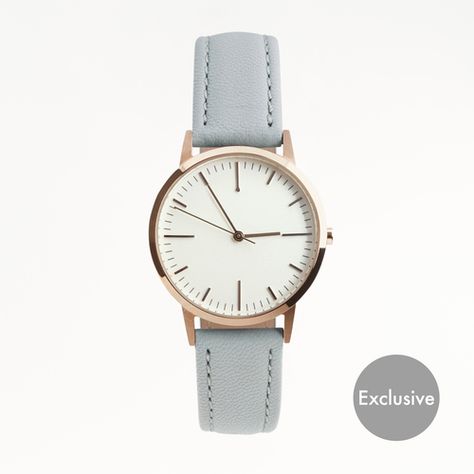 FTE3011 - Rose Gold & Grey Watch Grey Watch, Simple Watches, Vintage Timepiece, Minimalist Watch, Womens Watches Luxury, Rose Gold Watches, Rose Gold Case, Small Rose, Rose Gold Watch