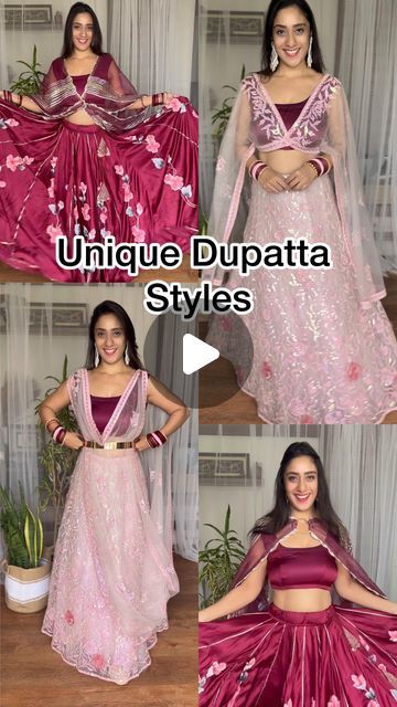 Meghna Singh 🧿 on Instagram: "Save this 📌taaki  baad me sochna na pade.. 😁

Unique Dupatta Styles for Festive Season..

So here is  one reel of all the episodes covered on Dupatta Drapes . 📌Save and choose the drape which you found most interesting for this Festive Season . 

Dupatta Drapes , Navratri , Garba Outfit, Dandiya Outfit , Chanya Choli, Navratri Outfit 

#navratri #navratrioutfit #chanyacholi #garbaoutfit #festivedrapes #festivedrapesandlooks #dupattastyling" Unique Dupatta Draping Styles, Choli Dupatta Draping, Net Dupatta Draping Styles, Choli Dupatta Style, Dandiya Outfit, Dupatta Draping Styles, Choli Navratri, Dupatta Styling, Dupatta Draping