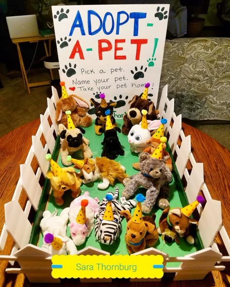 Adopt A Wolf Pup Party, Adopt Me Party Favor, Adopt A Pet Preschool, Animal Rescue Birthday Party Ideas, Super Pets Birthday Party, Vet Clinic Birthday Party, Pet Rescue Birthday Party, Adopt A Pet Party Favor, Vet Party Ideas