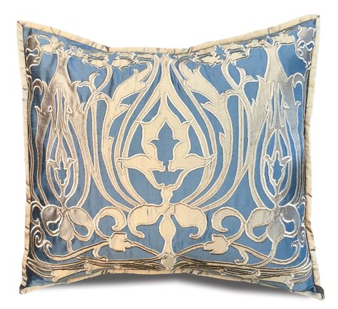 Applique Pillows, Silk Dupioni, Arts And Crafts House, The Guild, Machine Applique, Silver Work, Cornflower Blue, Arts And Crafts, Tapestry