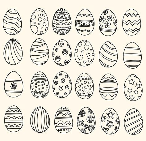 Easter Egg Drawing, Profile Drawing, Easter Drawings, Banner Drawing, Doodle Art Drawing, Egg Designs, Egg Art, Drawing Videos, Color Pencil Drawing