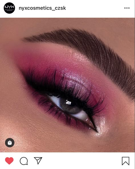 Prom Eyeshadow, Epic Ink Liner, Prom Eyes, Eyeshadow Pink, Sparkle Makeup, Sparkle Eyeshadow, Birthday Makeup Looks, Contour Concealer, Ball Makeup