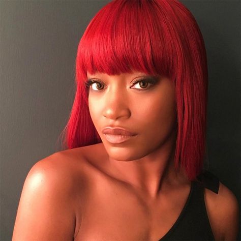 Hair Red Color, Lace Front Bob, Fiery Red Hair, Bob Straight, Virgin Hair Wigs, Keke Palmer, Red Wigs, Hair Red, Hair Shop