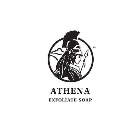 Athena Logo, Athena Symbol, Pallas Athena, Athena Tattoo, Goddess Athena, Mythology Tattoos, Logo Idea, Design Logos, Athena Goddess