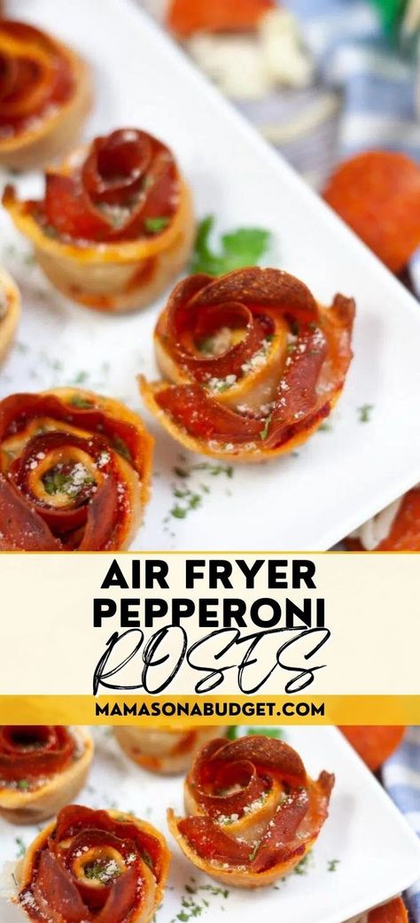 These Air Fryer Pepperoni Roses are twice as delicious and ten times as impressive. Whether you’re looking for a fun party appetizer or a unique way to show your love, these air fryer pepperoni roses are sure to please. Peperoni Roses, Pepperoni Flowers, Air Fryer Pepperoni, Pizza Roses, Air Fryer Pizza, Crescent Roll Pizza, Valentines Baby, Best Appetizer Recipes, Picnic Ideas