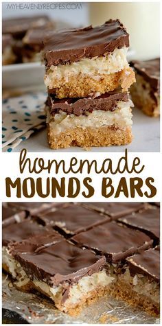 Mound Bars Recipe, Coconut Joy Candy Bars, Chubby Hubby Bars, Coconut Mounds Bars, Mounds Brownies Recipes, Candy Bar Cookie Bars, Mounds Bars Recipe Almond Joy, Mounds Cookies Recipe, Homemade Mounds Bars