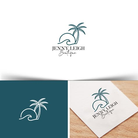 Island Logo Design Ideas, Beach Club Logo Design, Beach Restaurant Logo, Beach Logo Design Ideas, Coast Logo Design, Sea Logo Design, Tropical Logo Design, Island Logo Design, Beachy Logo