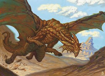 Copper dragon - Forgotten Realms Wiki Copper Dragon, Dnd Dragons, Dragon Pictures, Fantasy Story, Dragon Artwork, Fantasy Dragon, Mystical Creatures, High Fantasy, Arte Fantasy