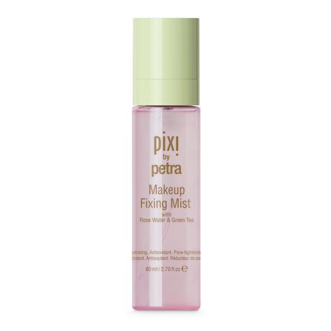 Buy PIXI Makeup Fixing Mist 80ml - luxury skincare, hair care, makeup and beauty products at LOOKFANTASTIC.com with Free Delivery. Pixi Beauty Makeup, Pixi Makeup, Pixie Makeup, Setting Mist, Pixi Beauty, Face Mist, Skin Care Solutions, Top Beauty Products, Setting Spray