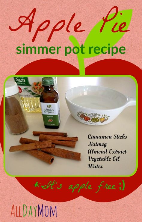 Apple Pie Simmer Pot, Crockpot Apple Pie, Small Crock Pot, Homemade Potpourri, Simmer Pot Recipes, Recipe For Fall, Fall And Christmas, Potpourri Recipes, Homemade Apple Pie