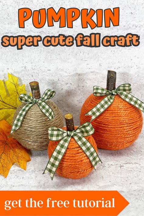 fall pumpkin craft. thanksgiving pumpkin craft. pumpkin craft for kids. thanksgiving craft for teens. thanksgiving decor craft. Easy Group Fall Crafts For Women, Diy Twine Pumpkins, Thanksgiving Adult Crafts, Easy Thanksgiving Crafts For Seniors, Quick Fall Crafts, Fall Church Crafts, Thanksgiving Crafts For Teens, Pipe Cleaner Pumpkin, Pumpkin Crafts For Adults