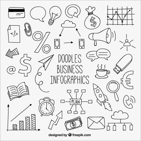 More than a million free vectors, PSD, photos and free icons. Exclusive freebies and all graphic resources that you need for your projects Sketch Notes Ideas, Sketchnotes Ideas Sketch Notes, Sketchnotes Ideas, Doodle Art Letters, رسم كاريكاتير, Visual Note Taking, Doodle Videos, Sketch Note, Business Infographics