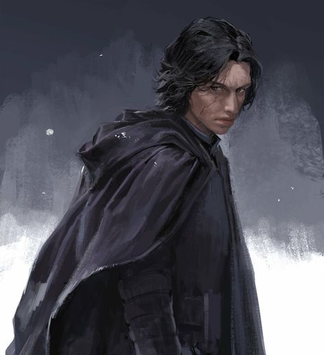 Kylo Ren Art, Male Artworks, Kylo Ren And Rey, Kylo Ren Adam Driver, Asoiaf Art, Star Wars Concept Art, Star Wars Artwork, Star Wars Fan Art, Star Wars Pictures