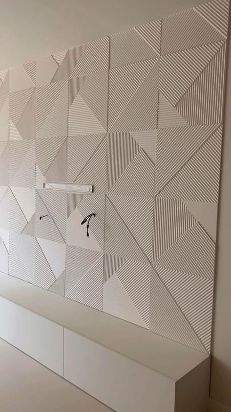 Pvc Wall Panels Designs, Wall Cladding Designs, Modern Wall Paneling, Cladding Design, House Wall Design, Mdf Panel, Wall Tiles Design, Wall Panel Design, Wall Texture Design