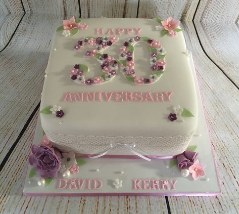 30th Anniversary Cake 30 Th Anniversary Cake, 30 Anniversary Cake, 30th Anniversary Cake, Anniversary Cake Designs, Wedding Anniversary Cake, Anniversary Cake, Easy Dessert, 30th Anniversary, Happy Anniversary