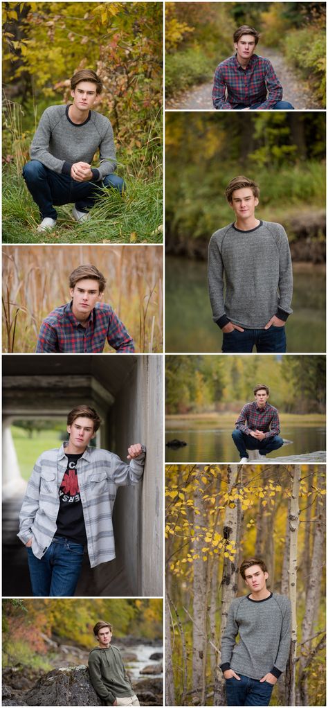 Sr Portrait Ideas For Guys, Guys Senior Pics Poses, Senior Pics Guys Outdoors, Senior Pictures Lake Guys, Senior Portraits Boys Posing Ideas, Graduation Picture Ideas For Guys Senior Year Photo Shoot, Guy Fall Senior Pictures, Casual Senior Pictures For Guys, Senior Portraits Male Outdoors