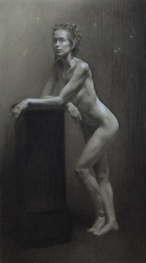 Maudie Brady, Third year student - Long pose female. Florence Academy of Art http://www.florenceacademyofart.com Florence Henri Photography, Dark Academia Anatomy Sketches, Fig Drawing, Florence Ceramics Figurine, Accademia Gallery Florence Italy, Florence Academy Of Art, Drawing Programs, Art Charcoal, Human Anatomy Drawing