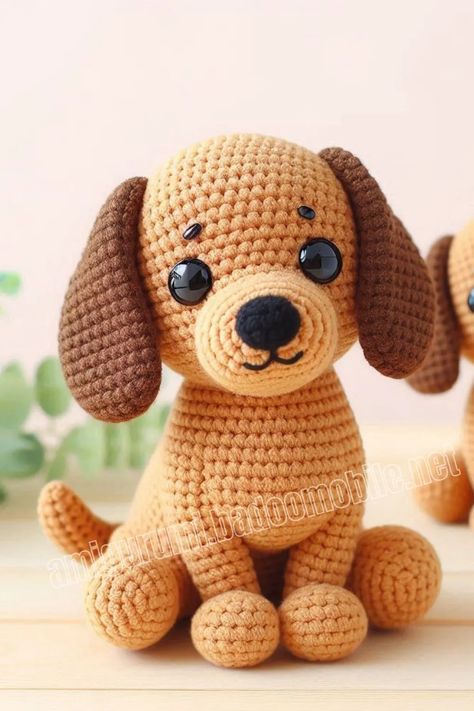 Amigurumi Cute Dog Free Pattern-4 – Free Amigurumi Crochet Dog Patterns, Crochet Dog Patterns, Crochet Toys Free, Dog Doll, Crochet Panda, Crochet Animals Free Patterns, Crochet Unicorn, Crochet Elephant, Crochet Amigurumi Free Patterns