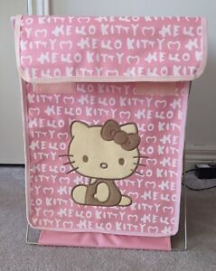 Laundry Cart, Hamper Basket, Laundry Supplies, Laundry Hamper, Household Supplies, Clean Laundry, Steel Frame, Hello Kitty, Kitty