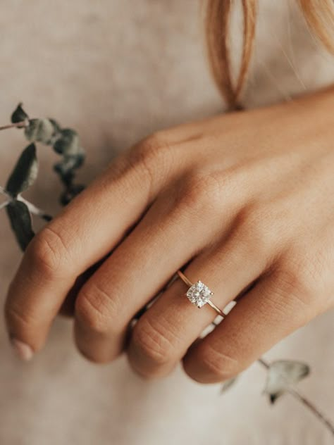 Dimond Ring, Square Engagement Rings, Moissanite Solitaire Ring, Cute Engagement Rings, Future Engagement Rings, Minimalist Engagement Ring, Simple Engagement Rings, Engagement Wedding Ring, Dream Engagement