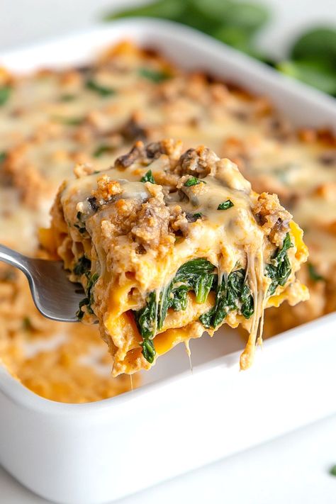 Tasty Vegan Butternut Squash Lasagna Recipe Vegan Squash Lasagna, Small Baking Dish Recipes, Vegan Gluten Free Lasagna Recipe, Kale Lasagna Recipe, Vegan Butternut Squash Lasagna Recipe, Meatless Lasagna Recipe, Vegan White Lasagna, Squash Lasagna Recipe, Gluten Free Lasagna Recipe