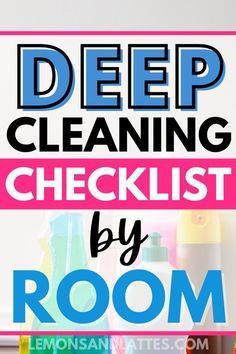 How To Deep Clean Your House In A Week, January Cleaning Checklist, How To Clean, Cleaning House Checklist, Living Room Cleaning Checklist, How To Deep Clean Your House, Deep Cleaning House Checklist, Housekeeping Ideas, Cleaning Lists