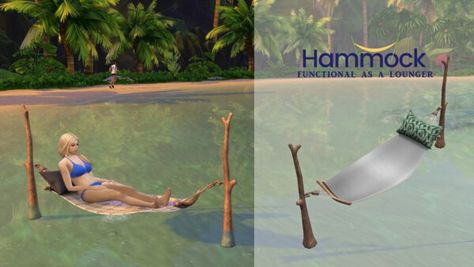 Sims 4 Hammock, Leo Sims, Sims Stories, Die Sims 4, Sims Free Play, Pelo Sims, Play Sims, Tumblr Sims 4, Casas The Sims 4