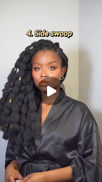 Chisom  🇳🇬🇨🇦| Beauty Creator on Instagram: "How to style bubble braids ✨  What would you name the 7th hairstyle my loves 🤭(surprise me in the comment section)⬇️⬇️  After filming this, I got new hair styling ideas which I couldn’t put in this video 😭. Also I noticed a lot of people asking how long this hairstyle lasts,I’m currently in my second week with this hairstyle and so far it’s been holding on pretty well.  I would try to do a 2 weeks update so you can see what it looks like after 2weeks 💕  Ps: this video was filmed on day 8 of the hairstyle✨" Hair Styling Ideas, Bubble Braids, Style Bubble, Braid Tutorial, Surprise Me, Beauty Review, Makeup Tutorials, Try Something New, Styling Ideas