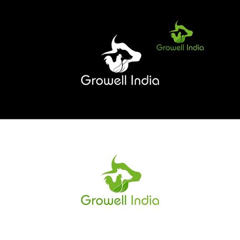 Growell India - Herbal mineral Feed additives for Livestock - Logo Design by Eskom288 Livestock Logo Design, Animal Feed Logo, Leaf Logo Design Ideas, Tk Logo, Track Logo, Leaf Logo Design, Dna Logo, Logo Design Inspiration Simple, London Painting