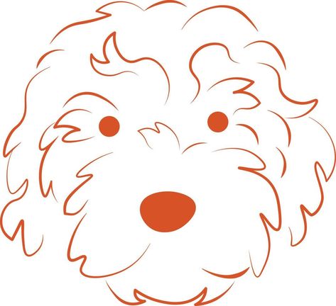 Golden Doodle Quilt Block, Golden Doodle Applique, Goldendoodle Cartoon Drawing, Goldendoodle Line Drawing, Golden Doodle Sketch Easy, Drawing A Golden Doodle, Golden Doodle Fine Line Tattoo, Cavapoo Line Drawing, Goldendoodle Line Art