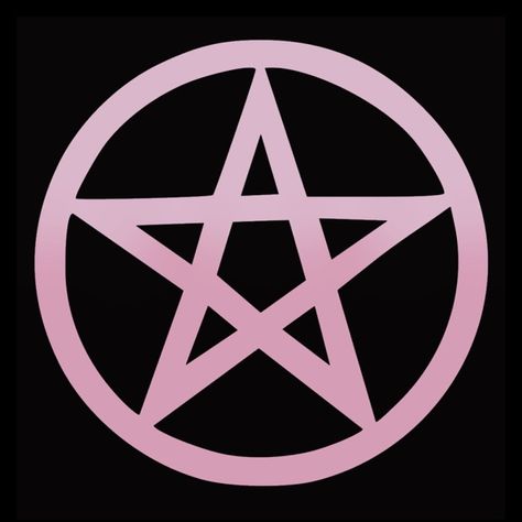 Pentacle Aesthetic, Pink Pentagram, Grimoire Art, Dark Ness, Creepy Aesthetic, Anarchy Symbol, Purple Streaks, My Immortal, Witchy Aesthetic