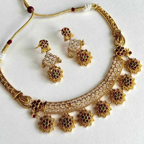 Antique necklace gold