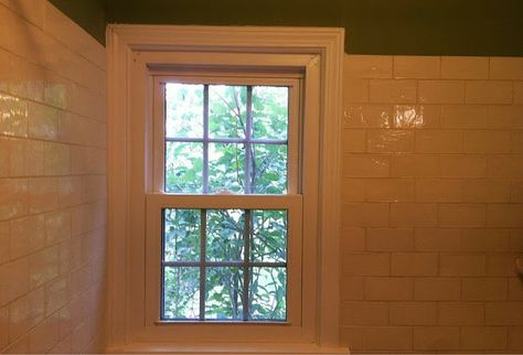 pvc composite azek shower window trim Pvc Trim Bathroom, Pvc Window Trim, Shower Windows, Shower Windows Ideas, Wood Window Trim, Rotten Wood, Shower Window, Complete Bathroom Remodel, 1920s Decor