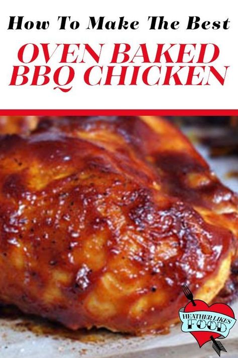 Baked Barbeque Chicken, Baked Bbq Chicken Recipes, Bbq Chicken Breast Recipe, Oven Baked Bbq Chicken, Bbq Chicken Breast, Barbeque Chicken, Chicken Baked, Baked Bbq Chicken, Zucchini Casserole