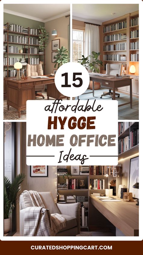 Discover 15 unique ideas to transform your home office into a hygge haven. From cozy reading nooks to mindful organization, these tips will help you design a workspace that enhances both comfort and efficiency. Hygge home office ideas, home office design, hygge decor, home office ideas, cozy home office setup, hygge home office decor, hygge home office inspiration, hygge home office design, cozy hygge decor for the home office, hygge office at home, cozy hygge home office, cozy home office. Very Small Home Office Ideas, Home Office Design Ideas Cozy, Work From Home Office Basement, Work From Home Office Cozy, Home Therapy Office Ideas, Small Home Office Wall Decor, Home Office And Library Ideas, Hygge Office At Home, Cozy Office Nook