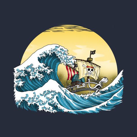 One Piece Gifts, Dota Tattoo, Going Merry, One Piece Logo, Anime References, One Piece Tattoos, One Piece Ace, Great Wave Off Kanagawa, One Peice Anime