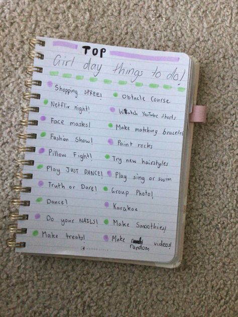 TOP girl day things to do!!!! #girly #girlssleepover Girly Things To Do When Bored, Girl Day Ideas, Girly Things To Do, Girls Day Ideas, Girls Day Out Ideas, Girly Activities, Friend Hangout, Christmas Sleepover, Hangout Ideas