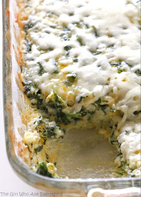 Cheese And Rice, Parmesan Rice, Spinach Parmesan, Rice Bake, Spinach Rice, Spinach Casserole, Spinach Cheese, Rice Side Dishes, Broccoli Cheese